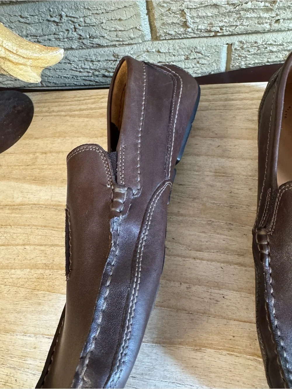 Clark’s all leather driving loafer 10.5